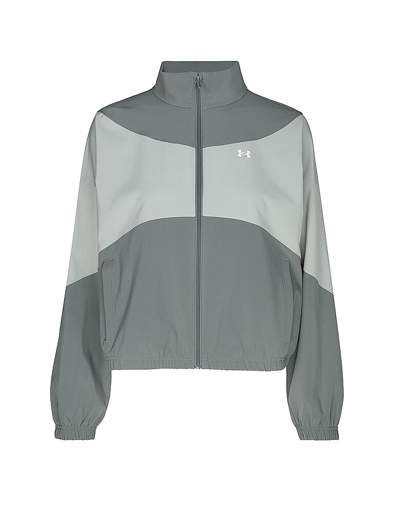 UNDER ARMOUR Damen Jacke Rival Woven hellgrün | XS